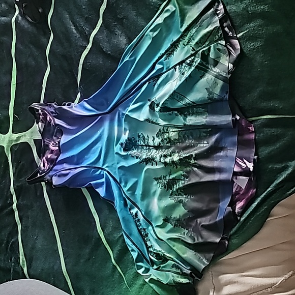 Blackmilk Dresses & Skirts - Aurora sky vs amethyst reversible dress